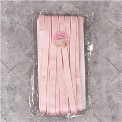 Резинка для бретелей блестящая 15мм 10м розовый 5217145