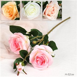 Цветок искусственный Роза 52 см / G066808 /уп 44/440/