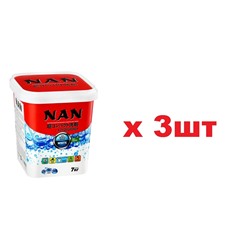 NAN Корея концентрированный стиральный порошок для Белого белья 700гр 3шт