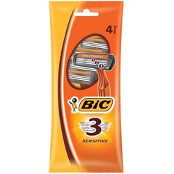 Станок для бритья одноразовый BiC-3 Sensitive (4шт)
