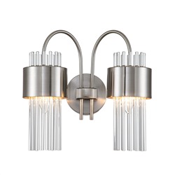 Настенный светильник Escada 656/2A E14*40W Satin nickel