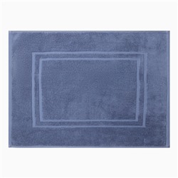 Коврик махровый Этель Classic, цв. синий, 50х70 см, 100% хлопок, 730 г/м2