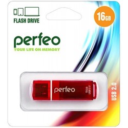 USB-флеш-накопитель PERFEO 16GB C13 Red Perfeo