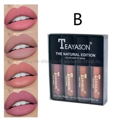 Набор матовых помад TEAYASON Liquid Matte Minis #B 4 штуки (106)