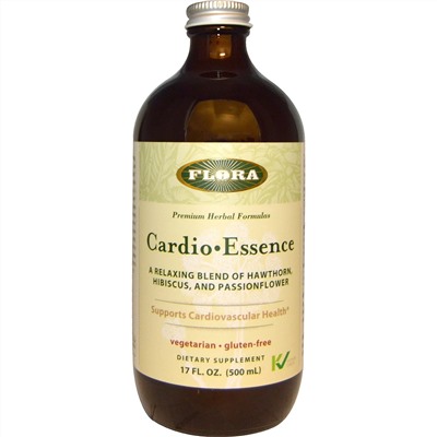 Flora, Cardio-Essence, Gluten-Free, 17 fl oz (500 ml)