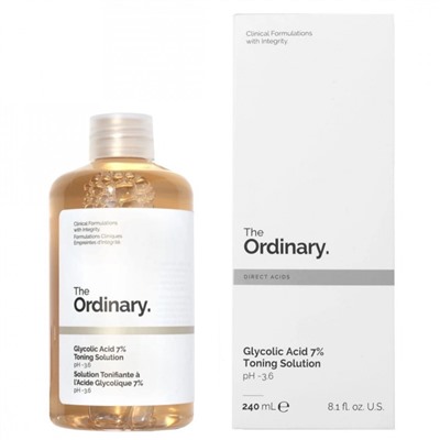 Выравнивающий тоник для лица The Ordinary Glycolic Acid 7% Toning Solution