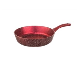 Сковорода 20см литая АП индукция (цвет: красный)