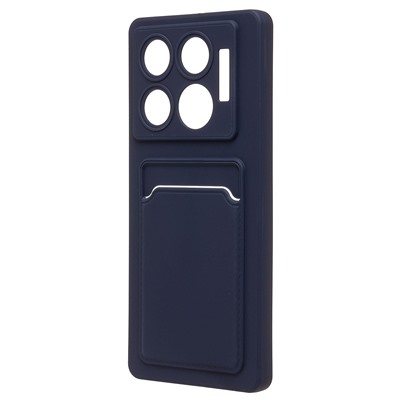 Чехол-накладка - SC337 с картхолдером для "Infinix GT 20 Pro" (dark blue) (232736)