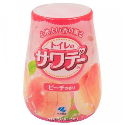 Освежитель воздуха для туалета Персик Sawaday Smell of Peach Kobayashi, Япония, 140 г