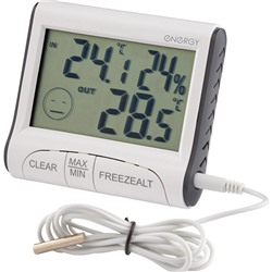 Термометр-гигрометр цифровой Energy EN-647 с выносным датчиком