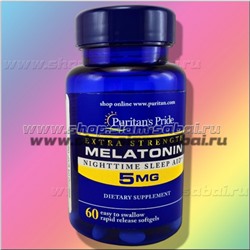 Мелатонин для здорового глубокого сна 60 таблеток 5 мг