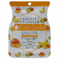Маска для лица с йогуртовой эссенцией Фруктовый Микс Pure Smile Sun Smile, Япония, 23 мл Акция