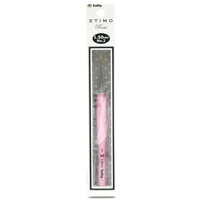 Крючок для вязания с ручкой "Etimo Rose"