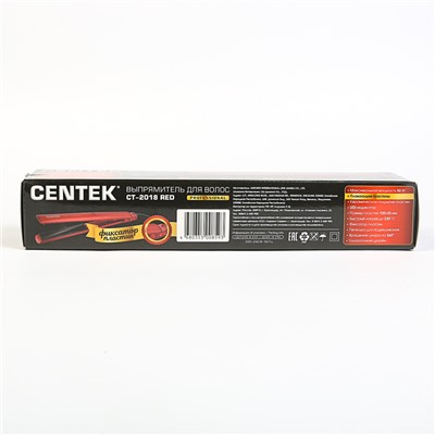 Выпрямитель Centek CT-2018, 50 Вт, керамика, пластины 120х25 мм, до 230°C, LED, красный