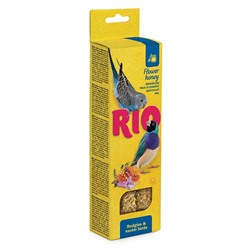 RIO Палочки для волнистых попугайчиков и экзотов с медом, 2х40г АГ 4325