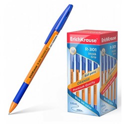 Ручка шариковая R-301 GRIP Orange синяя  0.7мм 39531 Erich Krause