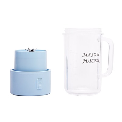 Блендер - портативный для смузи MINI JUICER (blue)