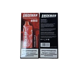 Smokman испаритель 6000 затяжек Double apple