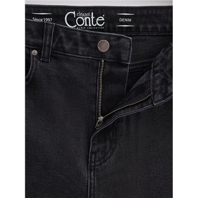Брюки джинсовые женские CONTE CON-485 Джинсы прямого кроя c разрезами по бокам
