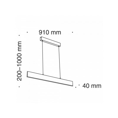 Подвесной светильник Step 4000K 1x23Вт 120° P010PL-L23W4K. TM Maytoni