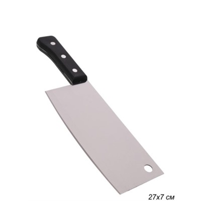 Нож топорик 27х17 см/ручка дерево / C8-03 /уп 200/