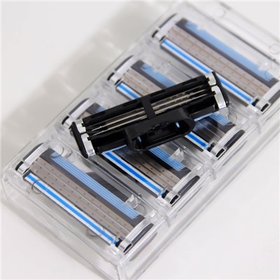 Сменные кассеты для бритья, 8 шт, совместимы с Gillette Mach3