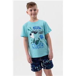 Пижама с шортами Диджей детская короткий рукав НАТАЛИ #987699