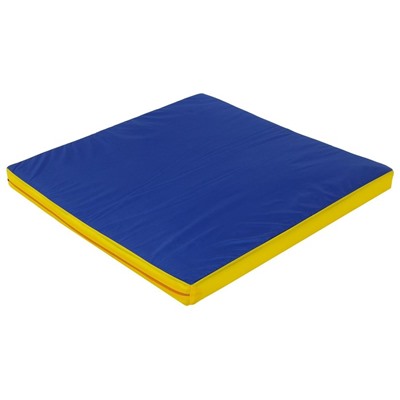 Мат ONLYTOP, 100х100х8 см, цвет синий/красный/жёлтый