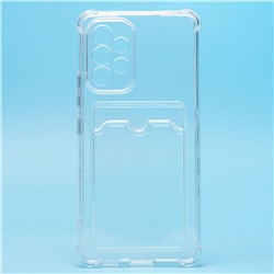Чехол-накладка - SC278 с картхолдером для "Samsung SM-A536 Galaxy A53 5G" (transparent)