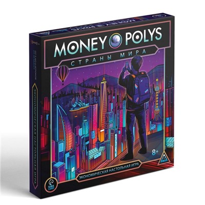 Настольная игра экономическая «MONEY POLYS. Страны мира», 8+