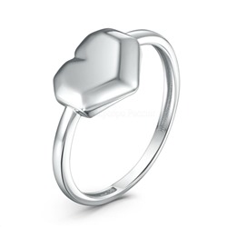 Кольцо из серебра родированное 925 пробы 3001019166