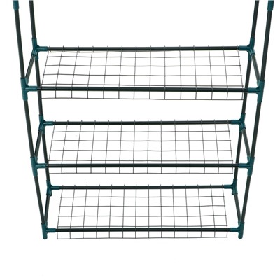 Стеллаж для рассады 3 полки (сетка) 110*22*65 см, мет. труба d-12 мм