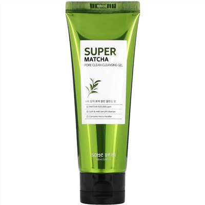 Some By Mi, Super Matcha Pore Clean Cleansing Gel, 3.38 fl oz (100 ml)