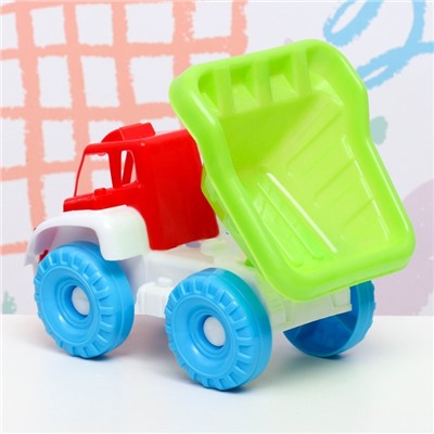 Набор детский "Грузовик": 3 игрушки для песочницы, 16 х 12 х 12 см, микс