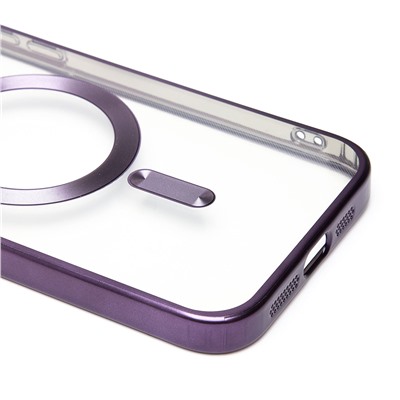 Чехол-накладка - SM027 SafeMag для "Apple iPhone 14 Pro Max" (dark violet)