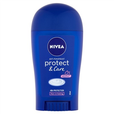 Дезодорант стик NIVEA Антиперспирант Protect & Care Защита и Забота женский, 40 мл (85911)