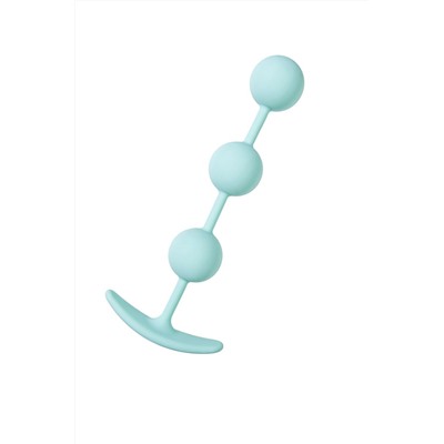 Мятные анальные шарики на сцепке Triplex - 15 см.