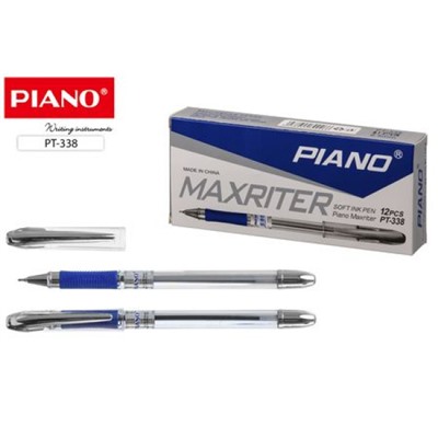 Ручка шариковая масляная "PIANO Maxriter" 0.5мм синяя PT-338-1152 Piano