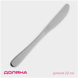 Нож столовый из коррозионно-стойкой стали Доляна «Таун», длина 22 см