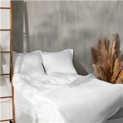 Простыня SL Home Tencel 160*235 см , цв. белый