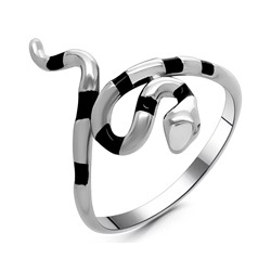 Кольцо из серебра эмаль, МЦВА368