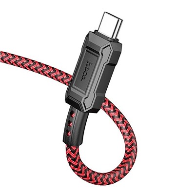 Кабель USB - Type-C Hoco X94 Leader  100см 3A  (red)