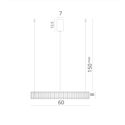 Подвесная люстра Divinare RENATA 1135/02 SP-36