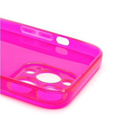 Чехол-накладка - SC344 для "Apple iPhone 13 Pro" (transparent/pink) (232038)