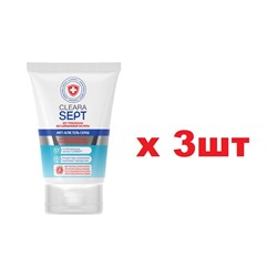 ClearaSept Anti-Acne Гель-Скраб для лица 100мл Антибактериальный для проблемной кожи 3шт