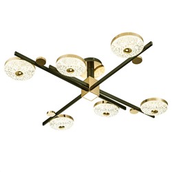 Потолочный светильник Escada 10219/6 LED*78W Black/Gold