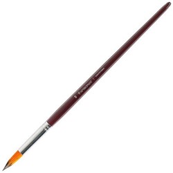 Кисть синтетика художественная № 9 круглая AF15-021-09 длинная ручка, пропитанная лаком ARTформат