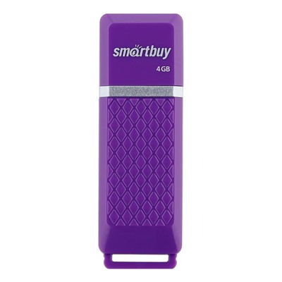 Флэш накопитель USB  4 Гб Smart Buy Quartz (violet)