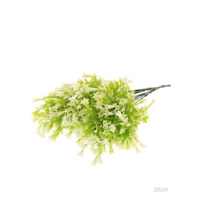 Цветок искусственный Колокольчик 35 см / W234/уп 2/600/ (Светло-зеленый / белый)