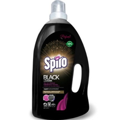 Гель Spiro BLACK & DARK CLOVIN для стирки Чёрных и Тёмных тканей суперконцентрат 3,15л, (105 стирок) 774465